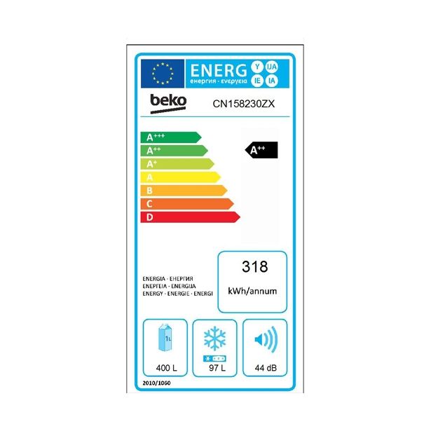 HLADILNIK IN ZAMRZOVALNIK BEKO CN 158230 ZX
