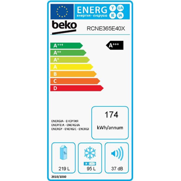 HLADILNIK IN ZAMRZOVALNIK BEKO RCNE 365 E40X