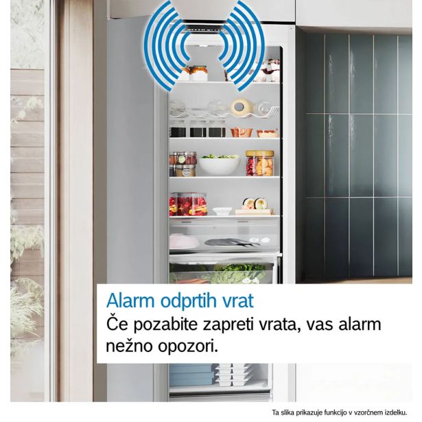 HLADILNIK Z ZAMRZOVALNIKOM BOSCH KGE36ALCA