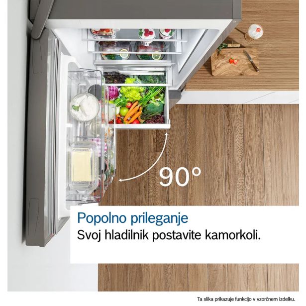HLADILNIK IN ZAMRZOVALNIK BOSCH KGN397LDF