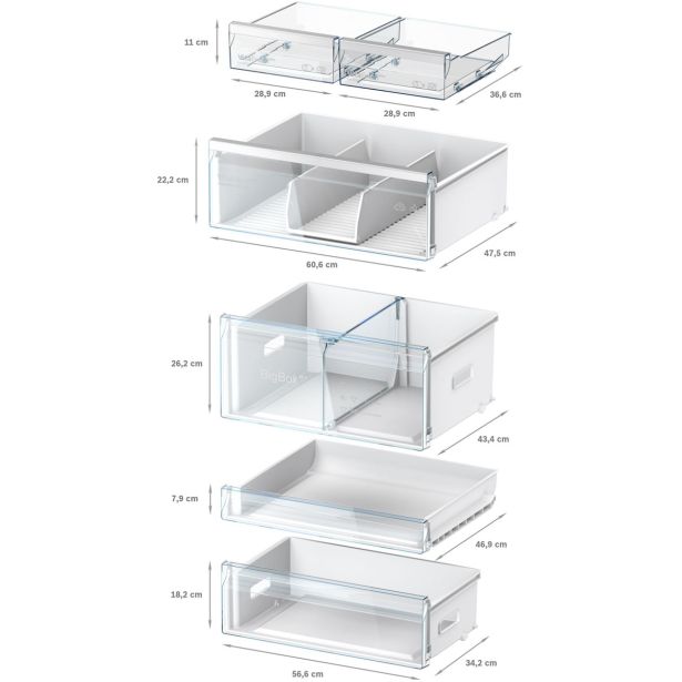 HLADILNIK IN ZAMRZOVALNIK BOSCH KGP76AIC0N