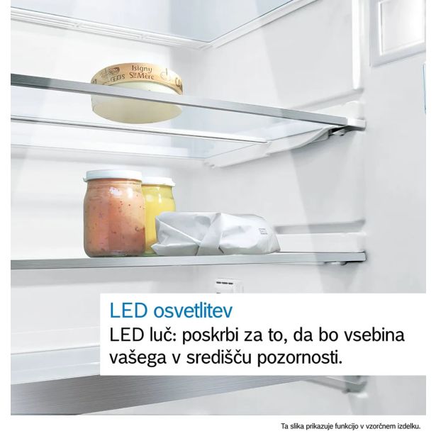 HLADILNIK IN ZAMRZOVALNIK BOSCH KGV39VLEAS