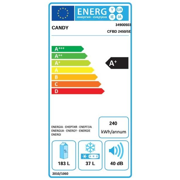 HLADILNIK IN ZAMRZOVALNIK CANDY CFBD 2450/5E