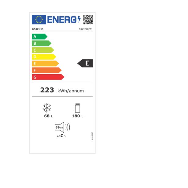 HLADILNIK IN ZAMRZOVALNIK GORENJE NRKI218EE1