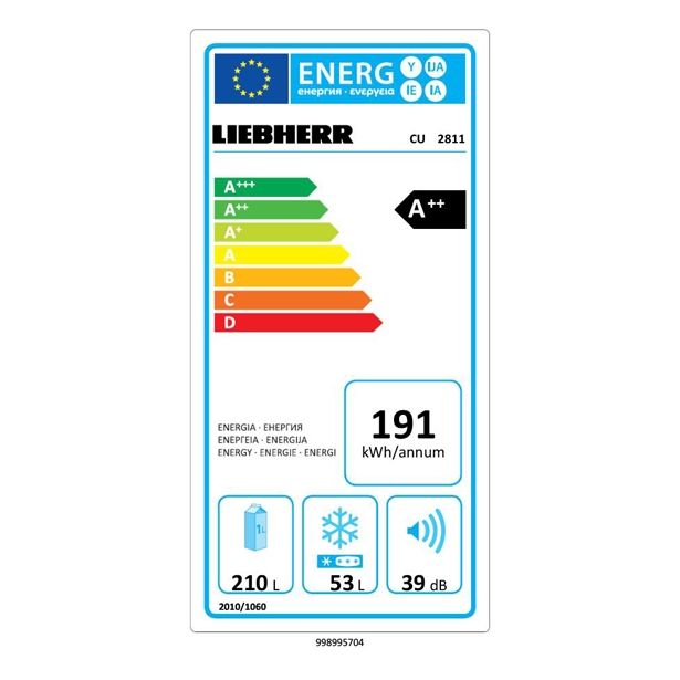 HLADILNIK IN ZAMRZOVALNIK LIEBHERR CU 2811