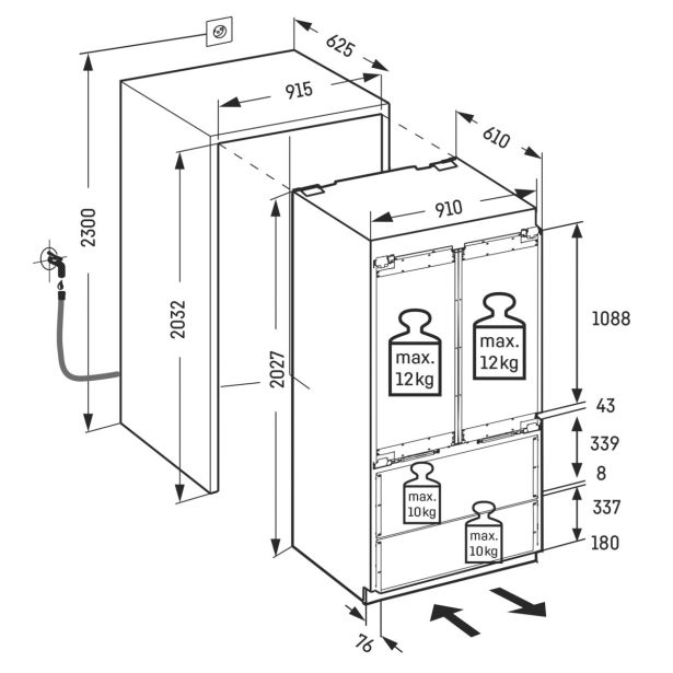 HLADILNIK IN ZAMRZOVALNIK LIEBHERR ECBN 6256