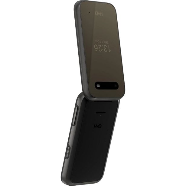 HMD 2660 FLIP (PREJ NOKIA) TA-1711 PREKLOPNI TELEFON NA TIPKE DUAL SIM 4G - ČRN