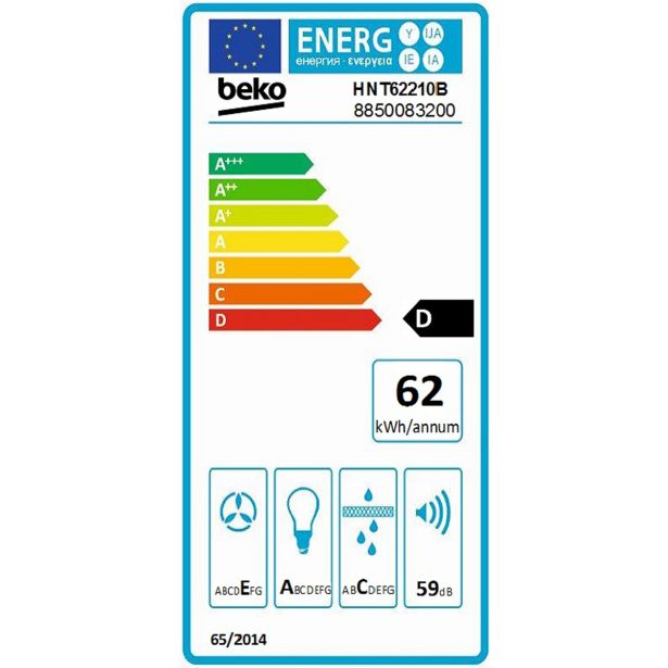 IZVLEČNA KUHINJSKA NAPA BEKO HNT62210B