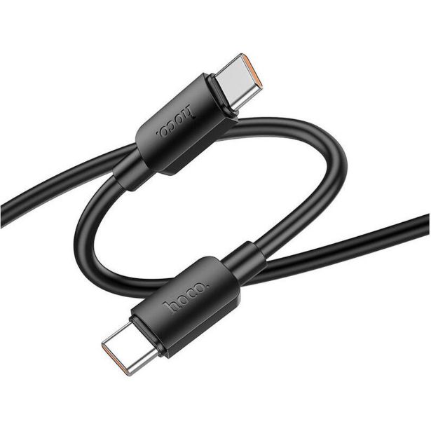 HOCO PODATKOVNI POLNILNI KABEL X96 TYPE C NA TYPE C 1,M 100W 5A - ČRN
