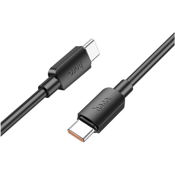 HOCO PODATKOVNI POLNILNI KABEL X96 TYPE C NA TYPE C 1,M 100W 5A - ČRN