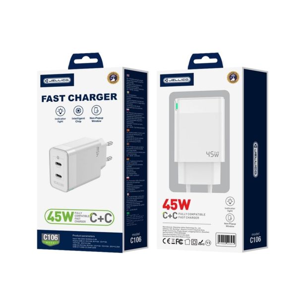 HOCO POLNILEC ADAPTER N44 BISCUIT PD 30W TYPE C ZA SAMSUNG - BEL