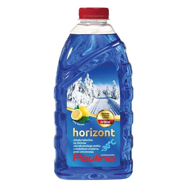 PAULINA HORIZONT ZIMSKA TEKOČINA ZA VETROBRANSKO STEKLO DO -30°C 1L LIMONA