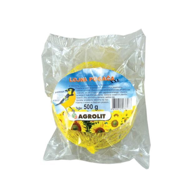 HRANA ZA ZUNANJE PTICE AGROLIT LOJNA POGAČA 500G XXL