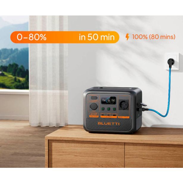 HRANILNIK EL. ENERGIJE BLUETTI AC50P 700W 504WH PRENOSNA POLNILNA POSTAJA