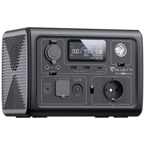 HRANILNIK EL. ENERGIJE BLUETTI EB3A PRENOSNA POLNILNA POSTAJA