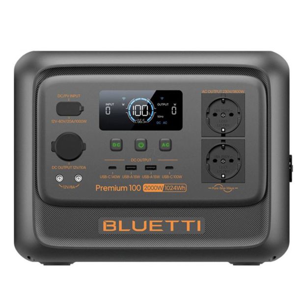 HRANILNIK EL. ENERGIJE BLUETTI PREMIUM 100 V2 1800W PRENOSNA POLNILNA POSTAJA