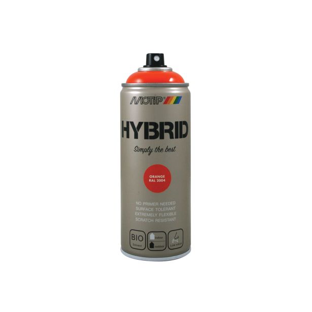 BARVNI SPREJ MOTIP HYBRID RAL.: 2004 400 ML ORANŽNI
