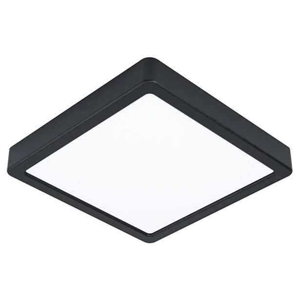 NADGRADNA STROP. SVETILKA EGLO IDUN 2 15.5W NW ČRN ROB, KVADRATNA