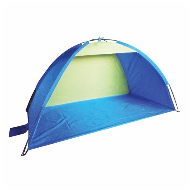 PLAŽNI ŠOTOR MQ IGLU 200X110X105 CM, MODER/RUMEN