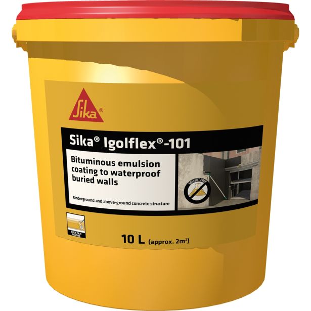 ZAŠČITNI PREMAZ SIKA IGOLFLEX 101 10L BITUMENSKI PREMAZ