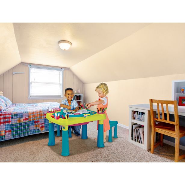 IGRAČA KETER KREATIVNA OTROŠKA MIZICA Z DVEMA STOLOMA