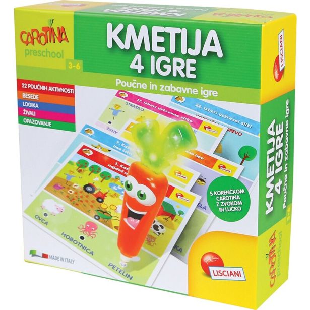 DRUŽABNE IN MISELNE IGRE LISCIANI KMETIJA 4 IGRE SLO