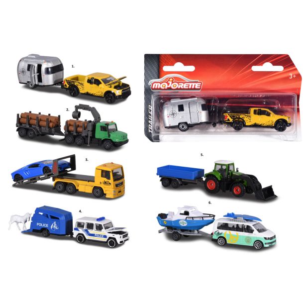 VOZILA MAJORETTE VOZILA S PRIKOLICO