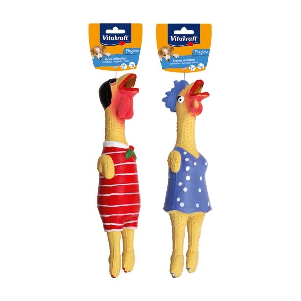 IGRAČA ZA PSA VITAKRAFT PETELIN LATEX ORIGINAL ZVOK 15CM