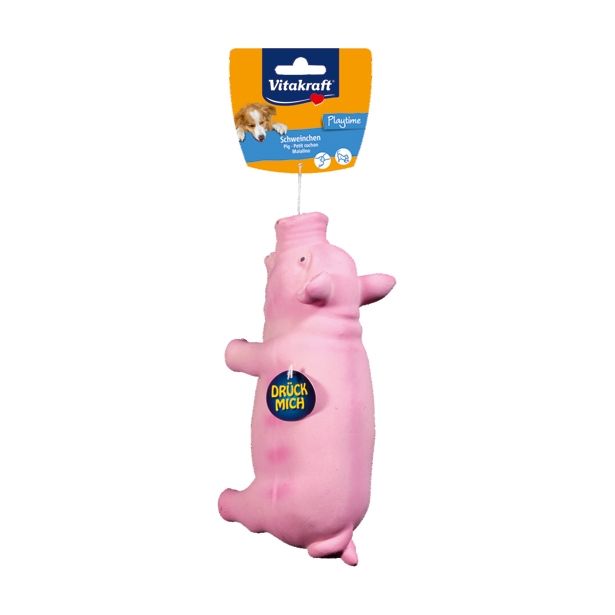 IGRAČA ZA PSA VITAKRAFT PRAŠIČEK LATEX ORIGINAL ZVOK, 23CM