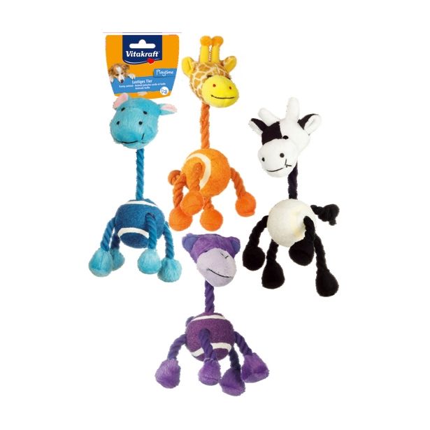 IGRAČA ZA PSA VITAKRAFT VK FIGURA ŽOGA Z VRVJO, 16CM