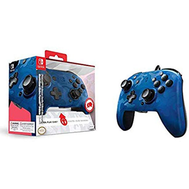 IGRALNI PLOŠČEK PDP NINTENDO SWITCH FACEOFF WIRED PRO CAMO MODRO/ČRN