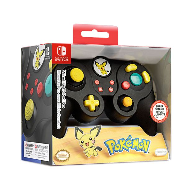 IGRALNI PLOŠČEK PDP NINTENDO SWITCH FIGHT PAD PRO PIKACHU ČRN
