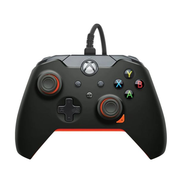 IGRALNI PLOŠČEK PDP XBOX ČRN - ATOMIC ORANŽEN ŽIČNI