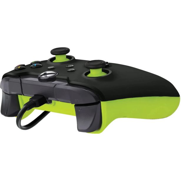 IGRALNI PLOŠČEK PDP XBOX ČRN - ELECTRIC RUMEN ŽIČNI