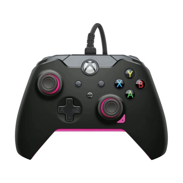 IGRALNI PLOŠČEK PDP XBOX ČRN - FUSE ROZA ŽIČNI