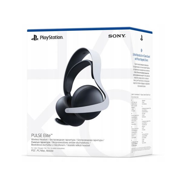 IGRALNI PRIPOMOČEK SONY PULSE ELITE SLUŠALKE BELE