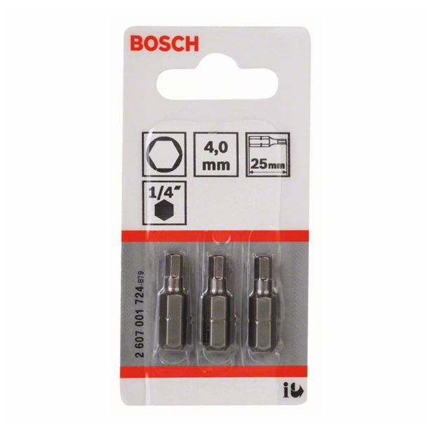 IMBUS NASTAVEK C6,3 BOSCH 4X25 MM 3 KOS