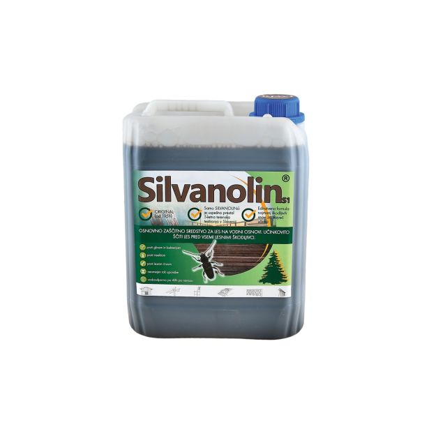 IMPREGNACIJA SILVANOLIN RJAVI 5 KG