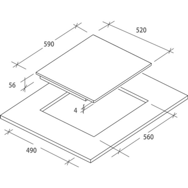 INDUKCIJSKA PLOŠČA CANDY CIES 644 DC
