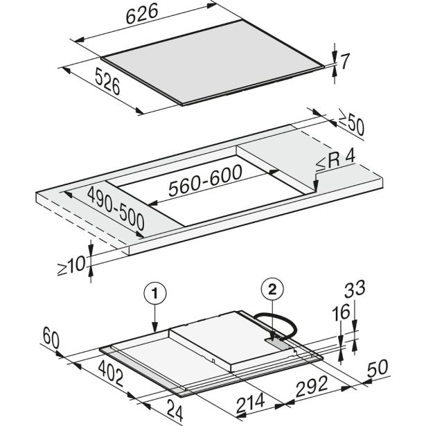 INDUKCIJSKA PLOŠČA MIELE KM 7361 FR