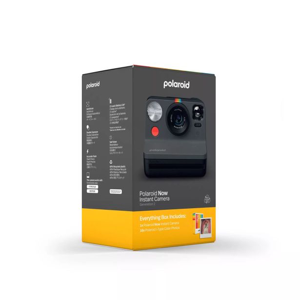 INSTANT  FOTOAPARAT POLAROID NOW EVERYTHING BOX 2 ČRN
