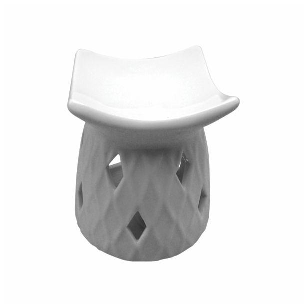 SVEČNIK GLOSSTYLE IZPARILNIK 9 CM PORCELAN