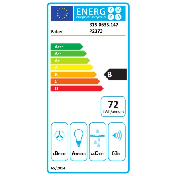 IZVLEČNA KUHINJSKA NAPA FABER MAXIMA NG TOUCH LED BK A60
