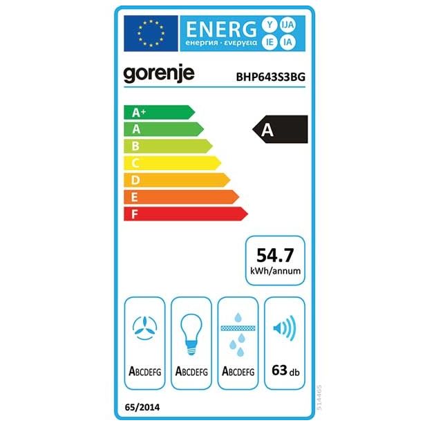 IZVLEČNA KUHINJSKA NAPA GORENJE BHP 643 S3BG