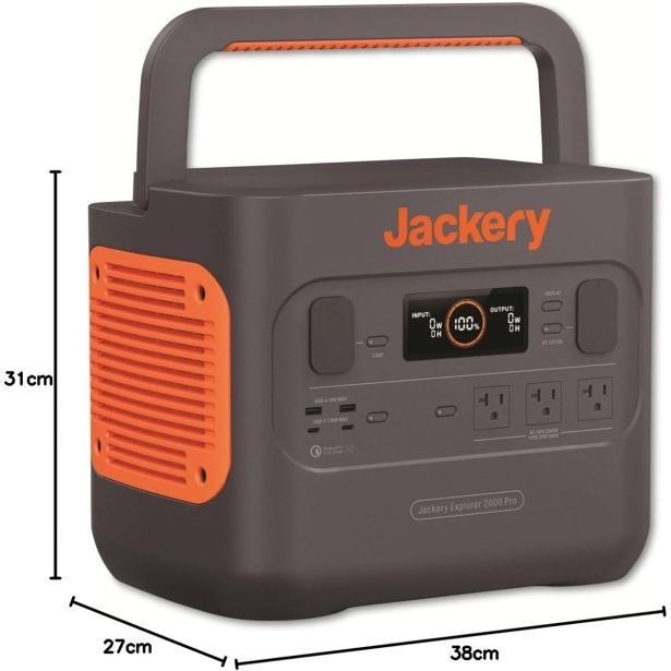 JACKERY EXPLORER 2000 PRO, PRENOSNA POLNILNA POSTAJA