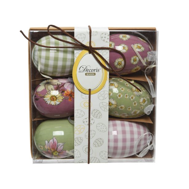 JAJČKA NA TRAKU, VIJOLIČNA/ZELENA, 6/1