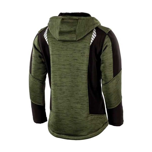 JAKNA ALBATROS ALDRIN S OLIVNO / ČRNA PLETENINA / SOFTSHELL