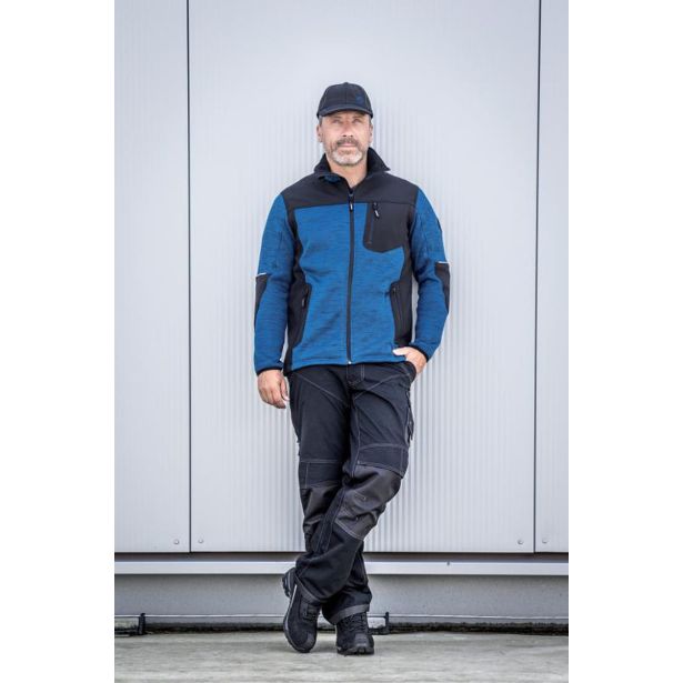 JAKNA ALBATROS SOFTSHELL MAXWELL ŠT.M MODRO/ČRNA