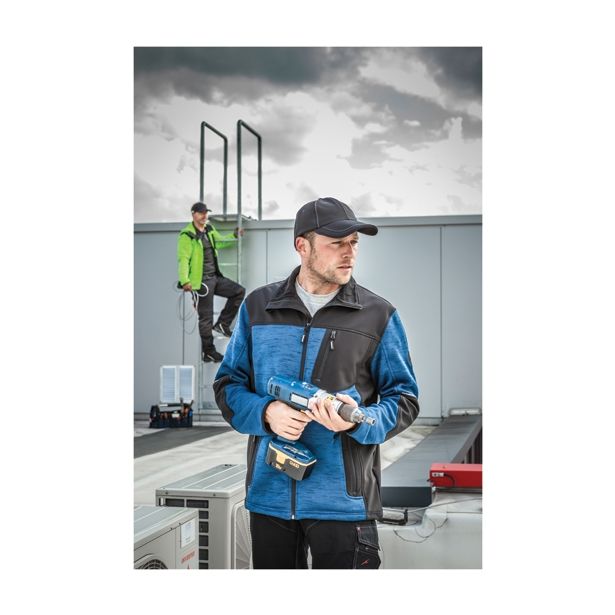 JAKNA ALBATROS SOFTSHELL MAXWELL ŠT.S MODRO/ČRNA