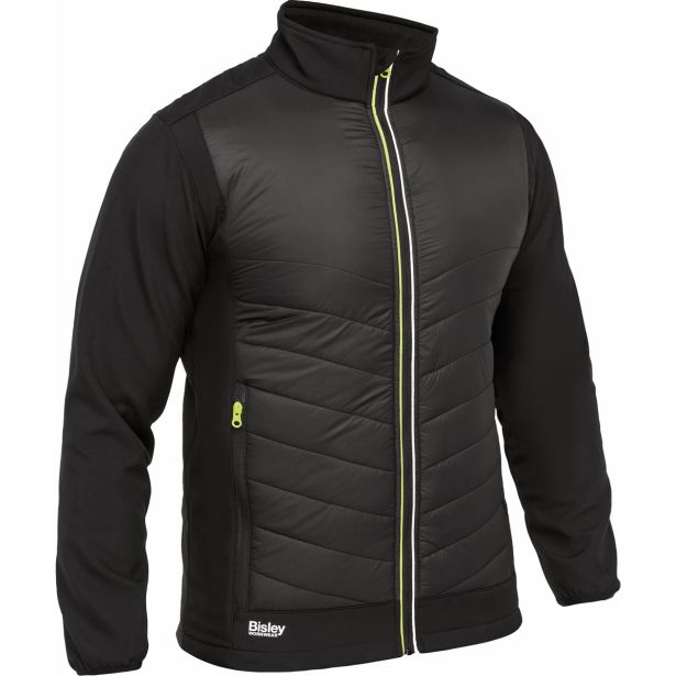 JAKNA BISLEY COOPER PUFFER SOFTSHELL ČRNA ŠT. L